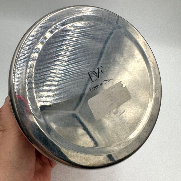 DIANE VON FURSTENBERG DVF Home Ice Bucket With Lid Square Dot Coral/White - Picture 5 of 7